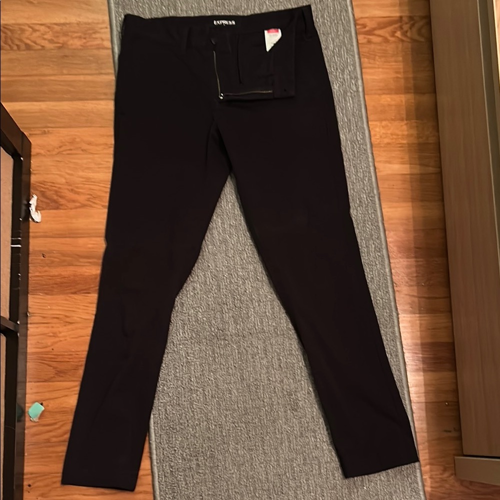Express Black Chinos Classic Straight-Leg